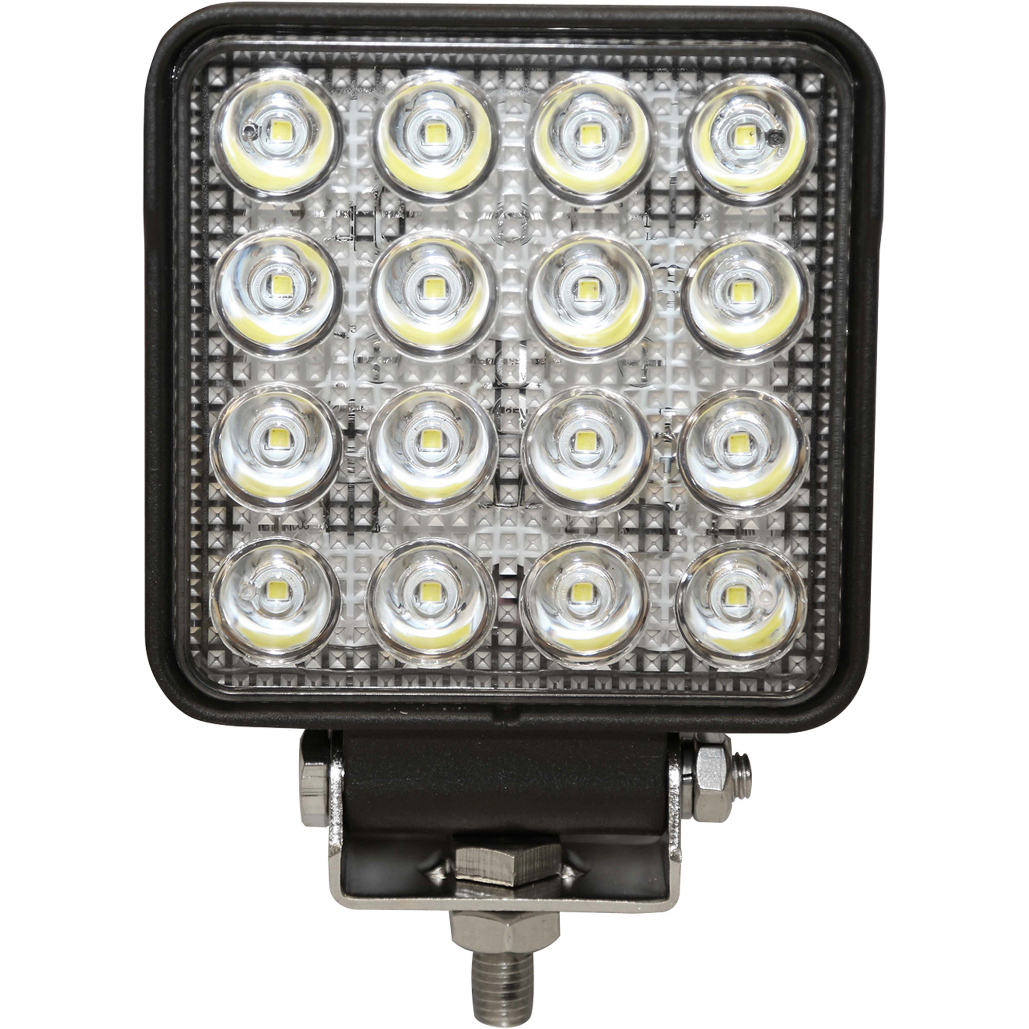 ECCO LED Square Work Light, 12/24V, 2100 Lumens, 16 LEDs, Model# EW2421